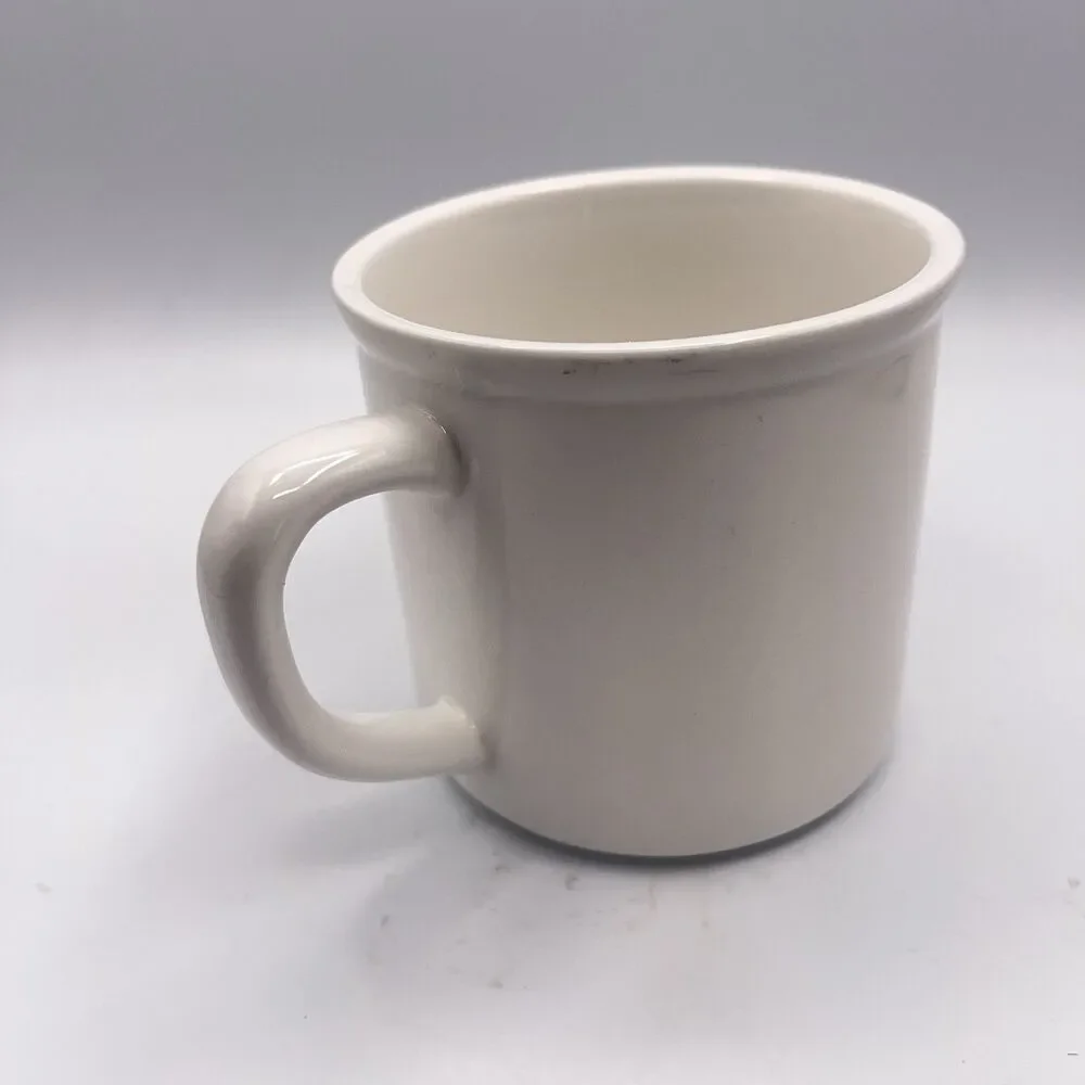 Pottery Barn Monogram Red Plaid “E” Mug